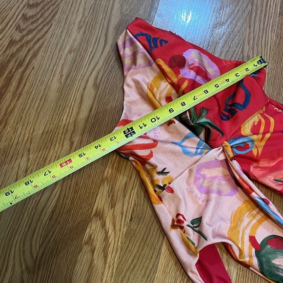 Anthropologie x Farm Rio Mixed Fruits Ocean One-Piece Swim Suit Size M NWT - Picture 8 of 15